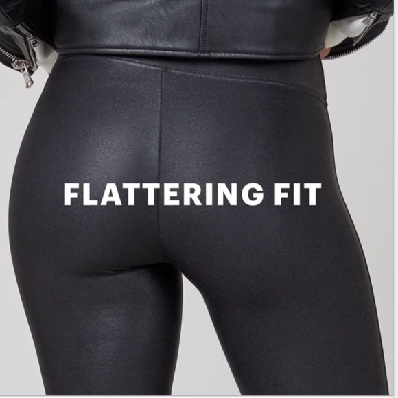 Spanx Faux Leather Legging‎ - Small Petite - Picture 4 of 9